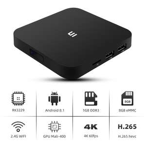 Junuo Android 9,<span class=keywords><strong>1</strong></span> set-top box RK3229 2G 16G HD reproductor de red 4K <span class=keywords><strong>TV</strong></span> caja - Product Image 6