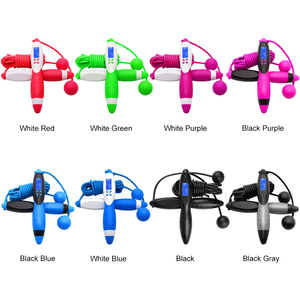 Bán buôn thông minh <span class=keywords><strong>LED</strong></span> hiển thị có thể điều chỉnh ropless bỏ qua Nhảy Nhảy dây với truy cập kỹ thuật số cho tập thể dục - Product Image 3