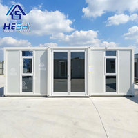 Maison préfabriquée modulaire extensible en conteneur de 20 pieds ou 40 pieds à vendre, avec salle de bain préfabriquée, Casa Contenedor