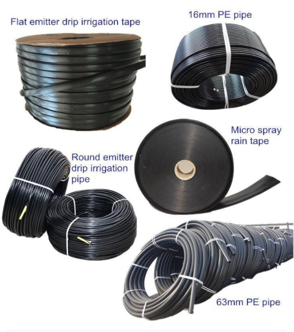 Tubes D'irrigation à Goutte De 33 Pieds De Long, Tuyau D'irrigation