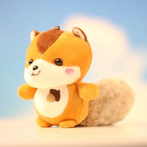 Lindo Peluche de Ardilla Pequeña, Muñeco de Peluche de Dibujos Animados, Juguete Infantil, Colgante para Mochila, Llavero - Product Image 3