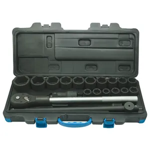 Tuangnanyu — Kit de 20 prises à douille hexagonale, clé à cliquet, Kit d'outils de réparation automobile, d'entraînement de 3/4 pouces