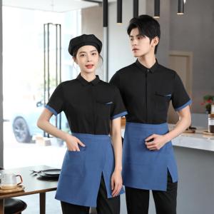 OEM logotipo Oem restaurante diseño personalizado restaurante Hotel camarero camarera elegante camarero uniformes y uniformes de restaurante - Product Image 2