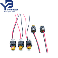 2112985-A Konektor TE MCON 2 Pin Betina Tertutup dengan Kabel Pigtail untuk Sensor VW Audi