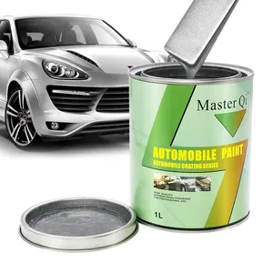 Color Acrylic Automtotive Paint coating spray paint 1k Fine flash silver Refinish car Paint