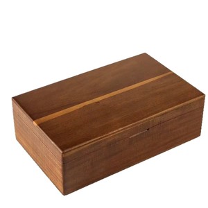 Wooden <b>Tea</b> Storage <b>Box</b> Rectangle Desktop Multi Purpose Organizer For <b>Tea</b> Room Retro Color Solid Pattern - Product Image 5