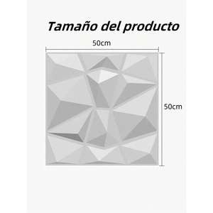 Casaliva แผ่น3D ตกแต่งผนัง6ชิ้น50x50ซม. แผ่นพีวีซีสีดำสีขาวด้านสำหรับ3D ตกแต่งภายในบ้านสำนักงาน