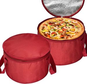 Borsa Termica Rotonda Isolante per Torte, Contenitore Termico Riutilizzabile per Dolci, Borsa Frigo Pieghevole per Casseruole - Product Image 1