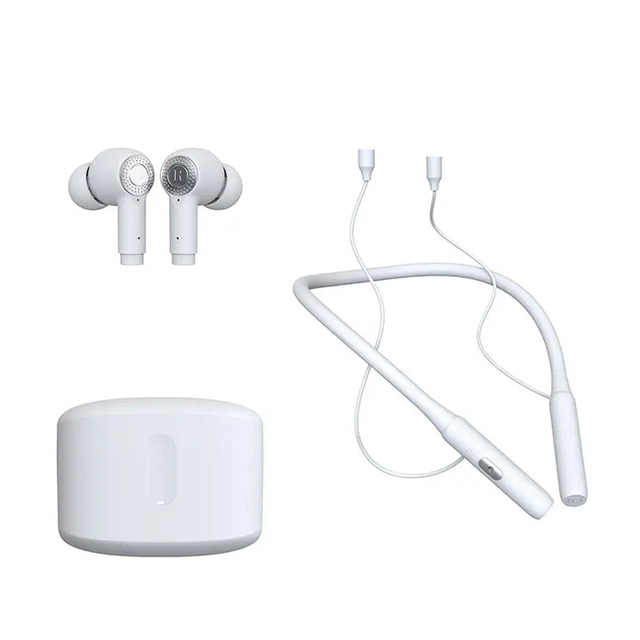J9 Waterproof TWS Wireless Earbud V5.3 Headset ENC ANC Active Cancelling Earhook Earbuds Hanging Earphones Neckband Headphones