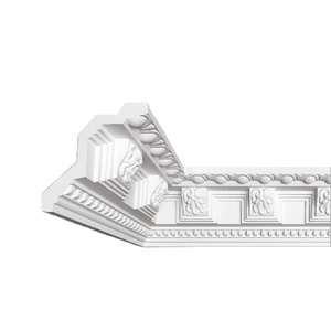 Auuan Chất lượng cao bán buôn <span class=keywords><strong>Polyurethane</strong></span> Trims cho Decora PU Vật liệu Trần cornice khuôn tùy chỉnh PU bọt đúc - Product Image 1