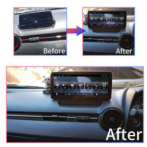 شاشة أندرويد 10.1 بحجم 10.25 بوصة، نظام ملاحة GPS محمول للوحة القيادة ومشغل صوت للسيارة لمازدا <span class=keywords><strong>2</strong></span> وCX-<span class=keywords><strong>3</strong></span> موديلات 2016-2018 - Product Image 2