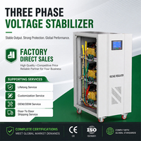 10kVA 20kVA 30kVA 50kVA 100kVA Dreiphasiger Servo Automatischer Spannungsregler SVC Kupfer 380V AC Spannungsstabilisator mit LCD-Anzeige
