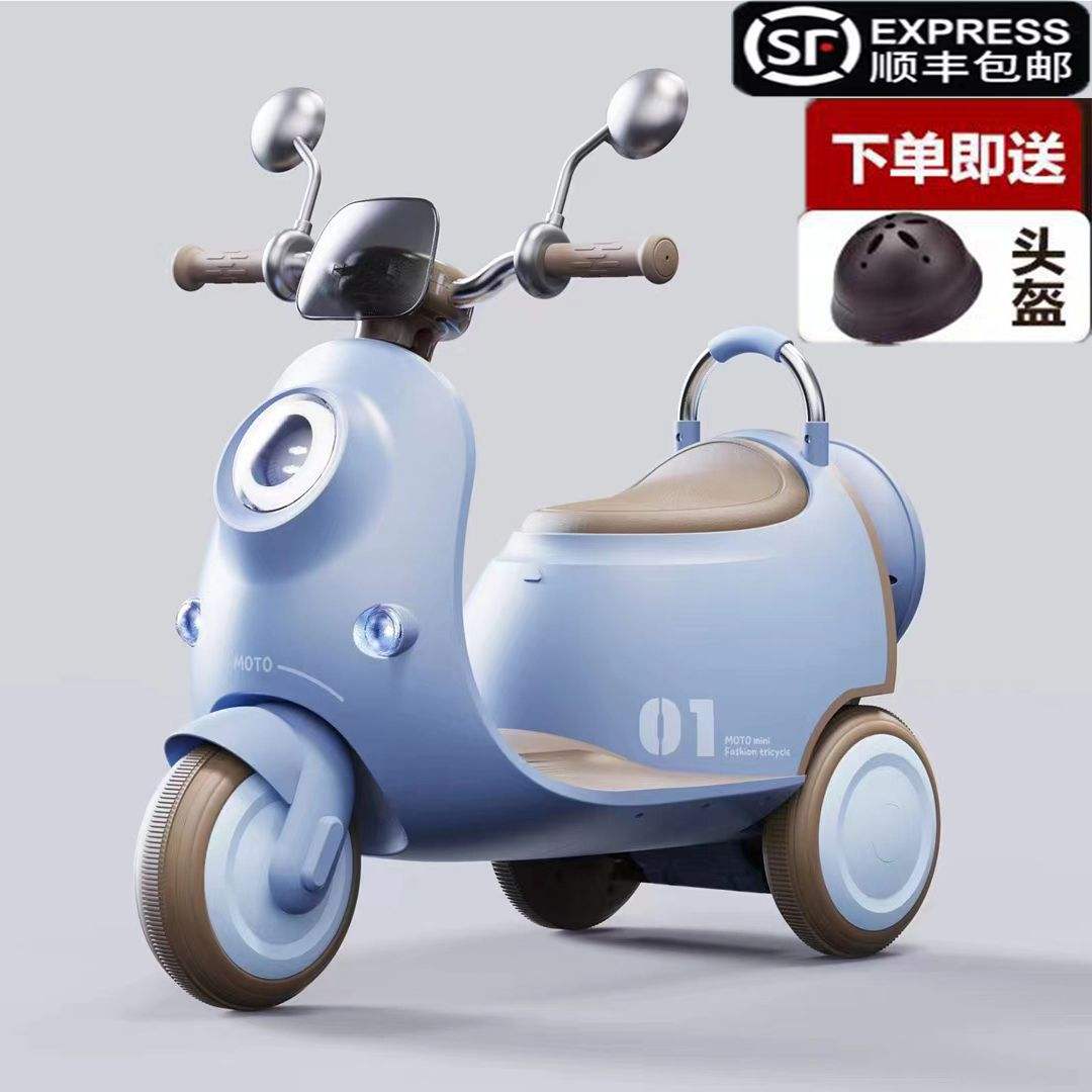 Grosse batterie bleue + télécommande + double entraînement