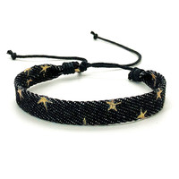 Bracelet en denim tissé Simplicity Star pour hommes et femmes, nouveau bracelet tendance pour couples et meilleurs amis, bijoux