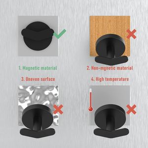 Ganci Magnetici Resistenti da 140 LBS con Magneti al Neodimio a Forma di V <span class=keywords><strong>per</strong></span> Appendere Utensili, Griglie, Chiavi, Cappotti - Product Image 6