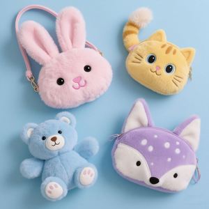 Bolsa Escolar de Peluche de Diseño Moderno, Superventas, Personalizable, Bolsa de Peluche para Libros, Bolsa de Peluche para Juguetes - Product Image 1