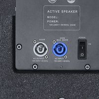 MORIN DSL-215(4) Enceinte de scène active professionnelle double 15 pouces 2 voies 2400W haute puissance avec crossover 1,6 kHz pour systèmes Line Array