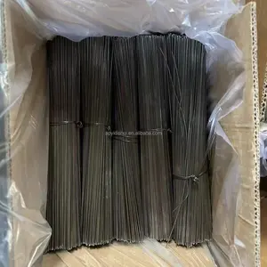 Fio de ferro preto popular 18# 1kg-25kg plástico dentro e serapilheira fora fio recozido preto