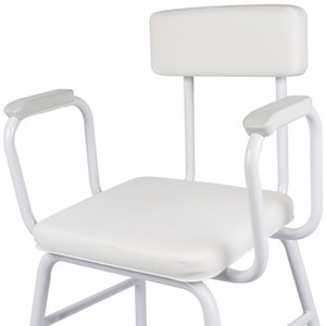 Taburete Alto de Estilo Nórdico con Respaldo, Estructura de Hierro, Diseño Moderno y Duradero para Bar y Baño - Product Image 1