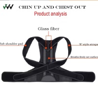 Ceinture de Correction Posturale en Mousse Réglable pour le Dos – Sangle de Soutien Protectrice pour Renforcer le Dos