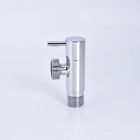 Haute qualité Chrome 1/2 vanne d'angle en laiton chaud et froid Design moderne robinet sanitaire accessoires de salle de bain