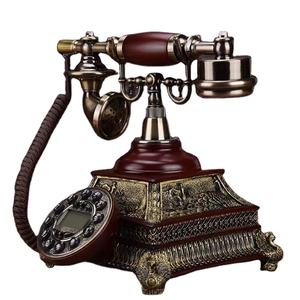 Téléphone sans fil de <span class=keywords><strong>style</strong></span> bureau vintage pour la <span class=keywords><strong>maison</strong></span>, en bois, à vendre, <span class=keywords><strong>style</strong></span> européen, décoration, téléphone à brancher - Product Image 1
