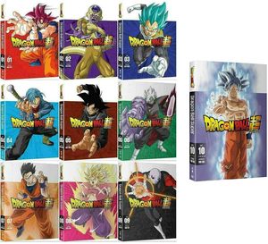 <span class=keywords><strong>Dragon</strong></span> <span class=keywords><strong>Ball</strong></span> Super, Partes 1-10: La <span class=keywords><strong>Serie</strong></span> <span class=keywords><strong>Completa</strong></span>, Temporada 1-10 (Caja con 20 Discos <span class=keywords><strong>DVD</strong></span>), Películas en <span class=keywords><strong>DVD</strong></span>, Series de TV - Product Image 1