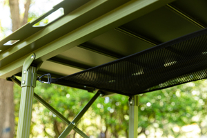 Bàn xếp dã ngoại di động chân điều chỉnh 5 tầng bằng nhôm, bàn nướng BBQ IGT - Product Image 6