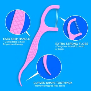 Pembersih Gigi Plastik Sekali Pakai dalam Wadah Perjalanan, Pembersih Gigi untuk Rumah, Kantor, dan Perjalanan, Higienisitas Mulut - Product Image 3