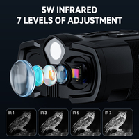 Binoculares de Visión Nocturna Digitales Inskam 339, 2MP, Grabación de Video 4K 1080P, Zoom 10x, Alcance de 800m, Gafas Recargables, Pantalla IPS de 4 Pulgadas