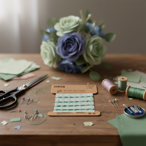 Cinghie in pizzo Ilan 1,8 cm x 1,2 m verdi per artigianato e cucito - Product Image 2