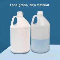 Jug Plastik Bulat Tebal Food Grade US 1 Galon, Ember dengan Pegangan Samping 3.8L, Wadah Kemasan Tinta / Pewangi / Hidrosol