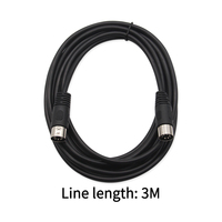 Câble Usb Midi lien, personnalisé à 3, 5, 6, 7, 8 broches
