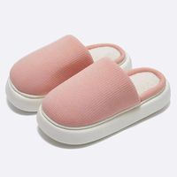 Chaussons de haute qualité, doux et confortables, en coton et fourrure, pour femmes, hommes, unisexe, pour la maison, chauds et douillets.