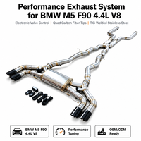 Système d'échappement Valvetronic pour BMW M5 F90 4.4T 2018-2023, échappement Catback en acier inoxydable, tuyau d'échappement de haute qualité