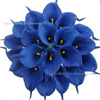 Calla Lily 35 cm Bunga Buatan Buket Pernikahan Dekorasi Rumah Fotografi Luar Ruangan Bahan Plastik Lembut Realistis Injeksi