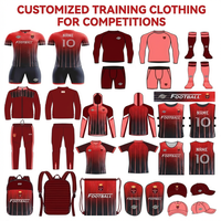 Conjuntos de Chándales de Fútbol al por Mayor 2026, Trajes Deportivos para Hombre, Chaqueta de Chándal de Fútbol con Cremallera para Entrenamiento de Invierno