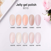 Nouvel arrivage du meilleur vernis gel pour ongles Uv Gel toutes saisons neutre rose nude Soak Off Jelly Gel Polish