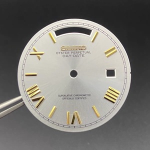 Índices de bastón romanos modificados de 31 mm para esfera de reloj, índices de bastón dorados no luminosos, piezas de reloj compatibles con movimiento 8285 - Product Image 6