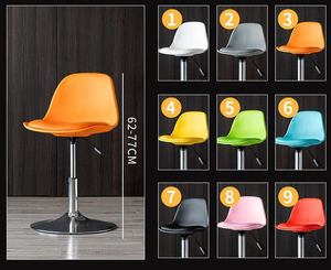 Nhà Máy Bán buôn thanh phân và nhà hàng Bộ ghế nhà bếp PU da Xoay thanh phân thanh ghế - Product Image 6