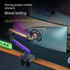 NB G60 모니터 마운트 스탠드 미세 처리 90 도 틸트 컴퓨터 화면 홀더 지원 <span class=keywords><strong>2</strong></span>-20KG 32-60 모니터 암 신규 - Product Image 5