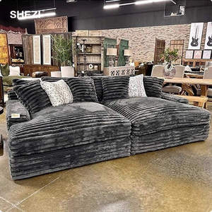 Unisofa Tanzuo Großhandelsmöbel Sofas für Zuhause Luxuriöses Rahmenloses Ecksofa Modernes <span class=keywords><strong>Sofa</strong></span>-Set Modulares Kompressionssofa - Product Image 4