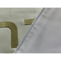 Échantillon Gratuit : Housse à Challah en Similicuir avec Broderie Éblouissante 22*17 Pouces pour Table de Shabbat, Cadeau Judaïque