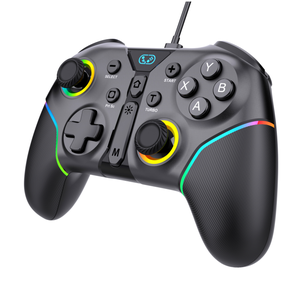 वायर्ड पीसी गेम कंट्रोलर हॉल प्रभाव जॉयस्टिक, रैखिक ट्रिगर, टर्बो और प्रोग्रामेबल मैक्रो बटन - Product Image 3