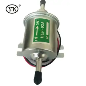 Elektronik pompa HEP-02A düşük basınçlı yakıt pompası otomotiv genel 12V 24V