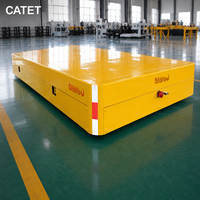 Chariot sans rail sur mesure certifié CE, châssis renforcé, charge équilibrée multi-roues pour atelier de stockage de grandes moules