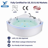 Baignoire Balnéo Autoportante de Qualité Professionnelle, Acrylique, 40 Jets, Couleur Personnalisée OEM, Portable, Massage, pour Villas Modernes