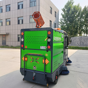 Balayeuse de voirie électrique compacte, nettoyeur de rue multifonctionnel, véhicule de nettoyage de chaussées pour les parkings municipaux - Product Image 6