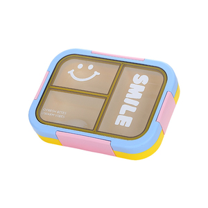 Bencircle B277 Cute Kids Bento <b>Box</b> with Heatable Leakproof Compartments Includes Inner Container and Utensils - Product Image 2