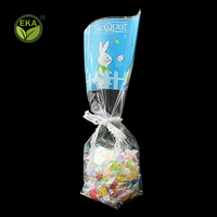 Boîte en fer blanc pour cadeau De noël, emballage De bonbons et biscuits Cellophane sacs De Cellophane écologiques taille personnalisée sacs en plastique Opp colorés